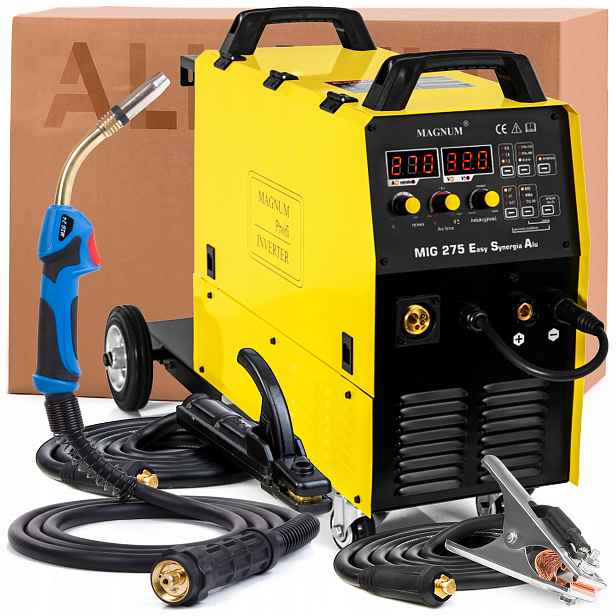 Svářečka Magnum Mig 275 Easy Synergia Alu 400V 280A Tig DC Lift Mma Flux