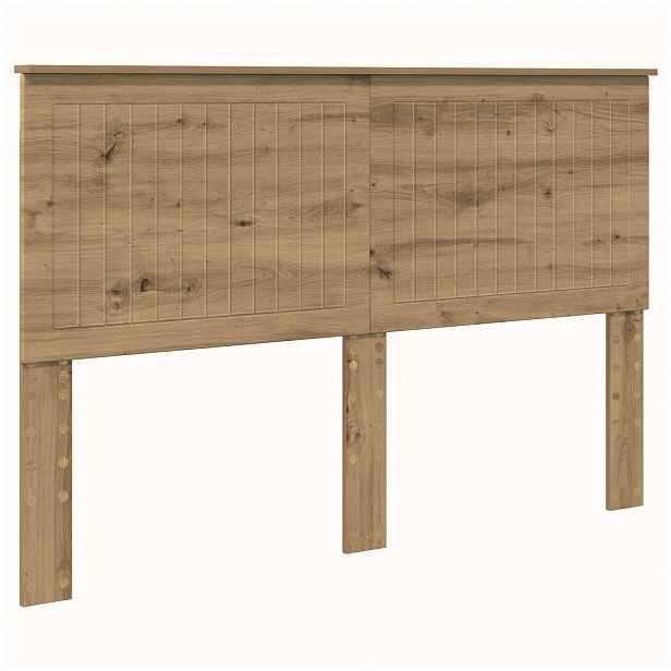 vidaXL Čelo postele Artisanový dub Kompozitní dřevo