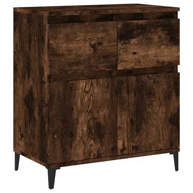 vidaXL Příborník kouřový dub 60 x 35 x 70 cm kompozitní dřevo
