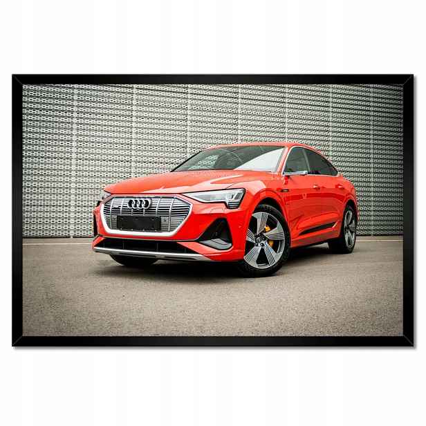 Plakáty v rámu 60x40 Červené Audi e-tron