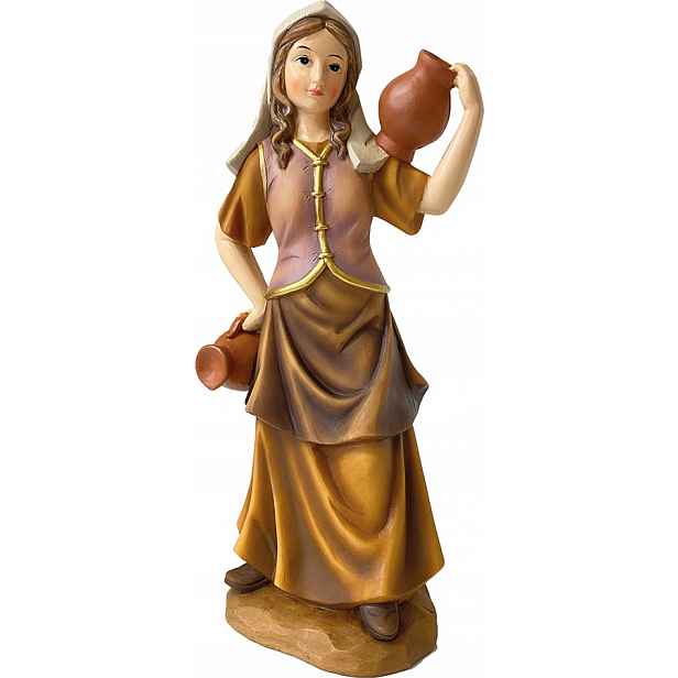Figurka do Betléma "Dívka se dvěma džbány" pro figurky o výšce 30 cm