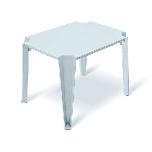 Prosperplast Zahradní konferenční stolek LOTTIES 77x59x56,5 cm světle šedý