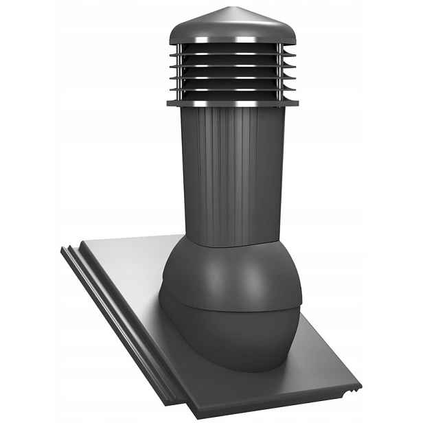 Větrací Komín Wirplast Wirovent Plus 125mm Pro Braas Teviva Grafit