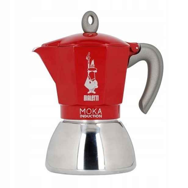 Bialetti kávovar New Moka Induction 4tz červený