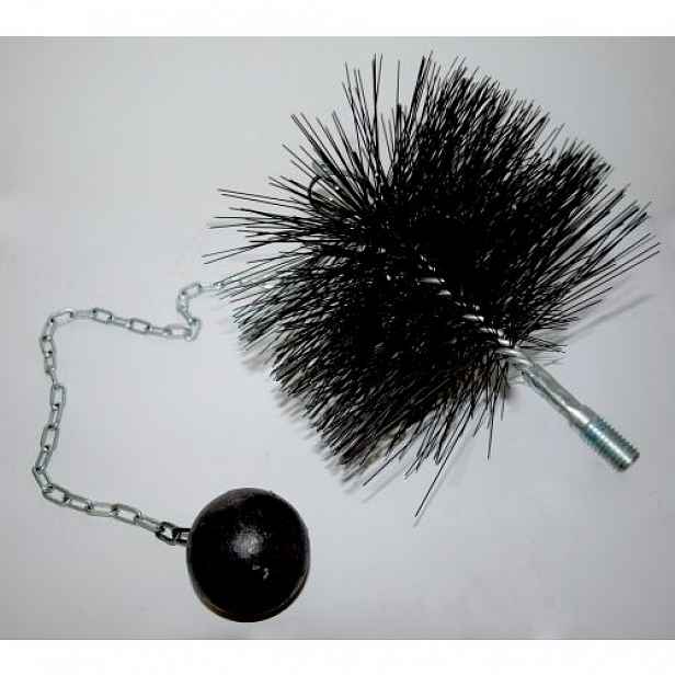 Kartáč komínový 160 mm, oko-závaží 0,5kg MA534965