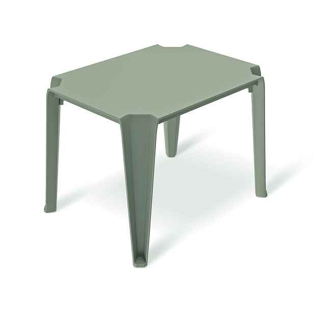 Prosperplast Zahradní konferenční stolek LOTTIES 77x59x56,5 cm zelený