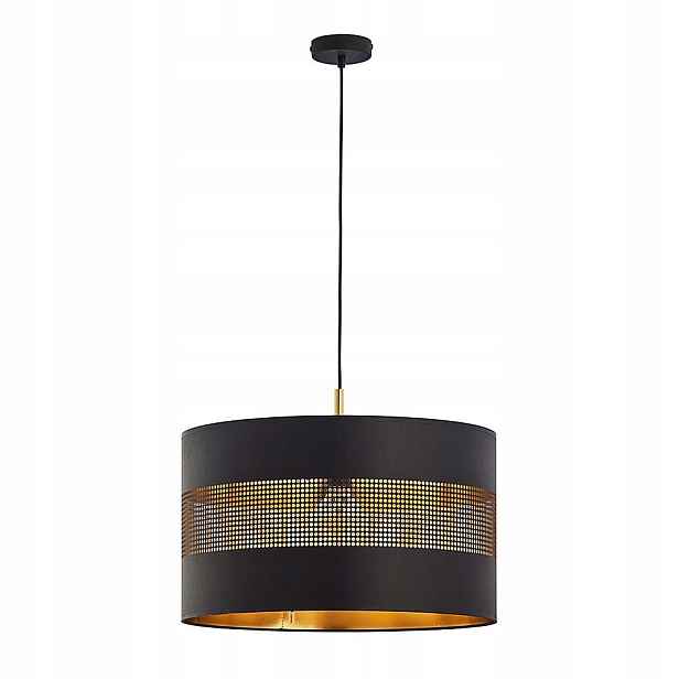 Závěsné Stropní Svítidlo Tago Black Abažur Černá E27 max. 60W Tk Lighting
