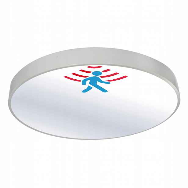 Přisazené Led Nástěnný Stropní Svítidlo 40cm Kulatý bílé 40W 4000K 3400lm se senzorem