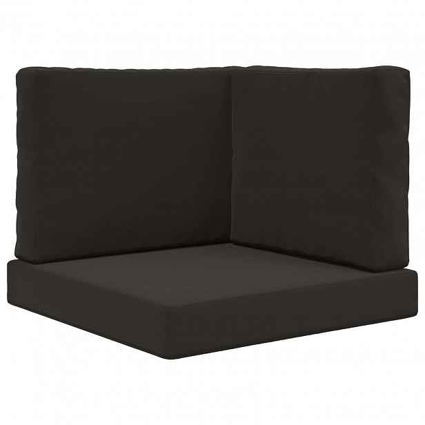 vidaXL Venkovní polštář na pohovku Polyester Černá 60 x 60 cm