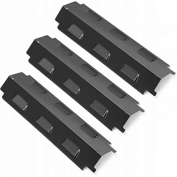 3x Plynový gril na grilování Topné desky z oceli 37,1 x 10,8 x 4,3 GB2
