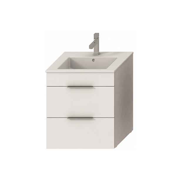 Jika Cube skříňka s 2 zásuvkami s umývátkem 55 cm tmavý dub