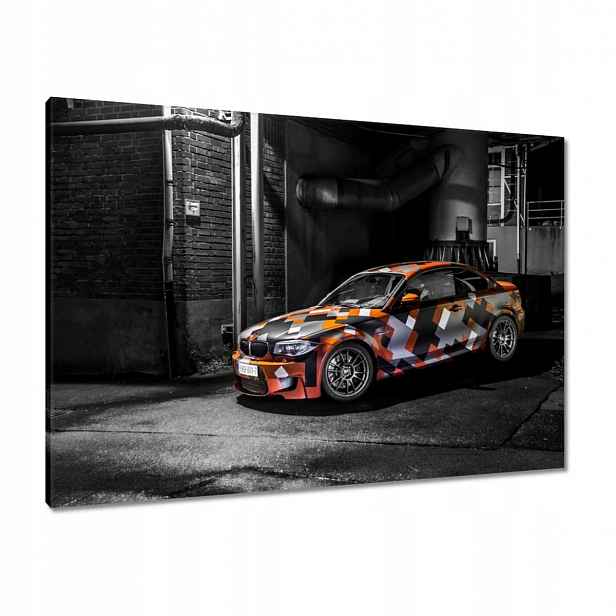 Obrazy 100x70 Oranžové Bmw