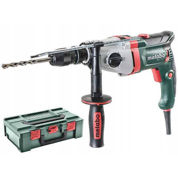 Příklepová vrtačka Metabo Sbev 1300-2 s rychloupínacím sklíčidlem Futuro Top metaBOX