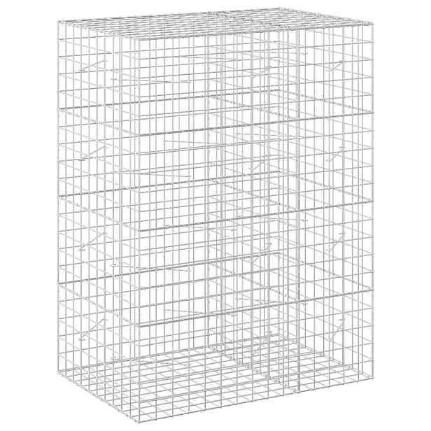 vidaXL Gabion s drátem 5 mm a síťkou 10x10 cm 150x100x200 cm