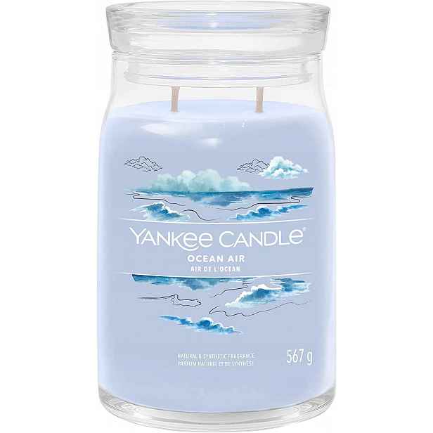 Yankee Candle vonná svíčka Signature ve skle velká Ocean Air 567g