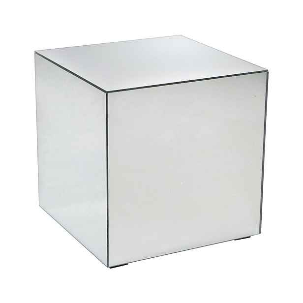 Skleněný odkládací stolek 45,5x45,5 cm Cube – Ellos Home