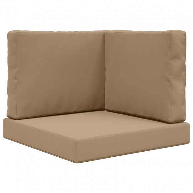 vidaXL Venkovní polštář na pohovku Polyester Taupe 60 x 60 cm