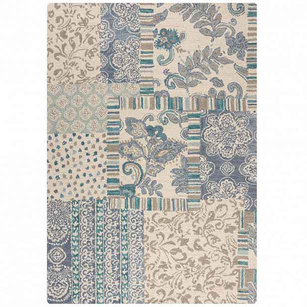 Flair Rugs VLNĚNÝ KOBEREC, 160/230 cm modrá