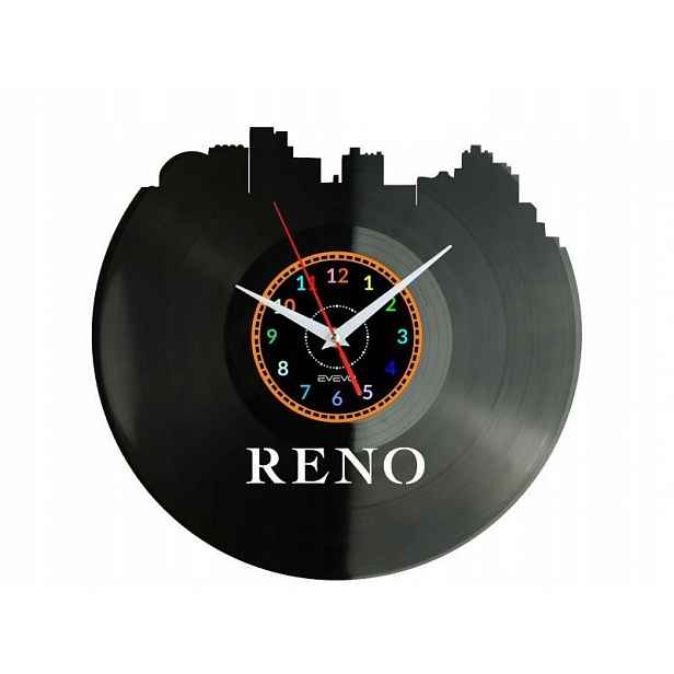 Reno Dekorativní Nástěnné Hodiny Moderní Vinylová Deska Jako Dárek E