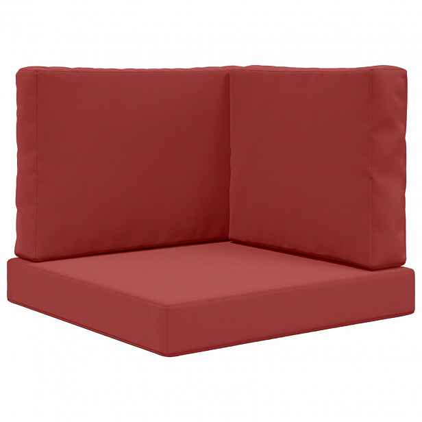 vidaXL Venkovní polštář na pohovku Polyester vínová červená 60 x 60 cm