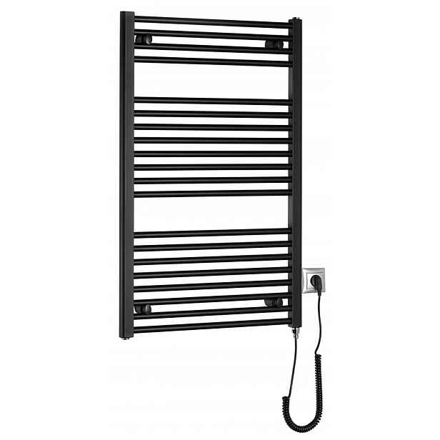 Aqualine - Topné těleso 60x96 cm, 400 W, matná černá ILE96TB