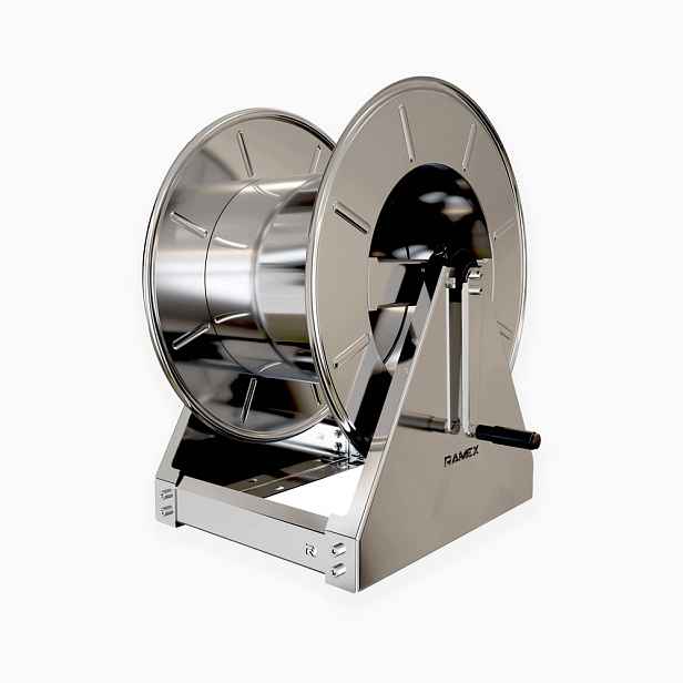 Hadicový buben Ramex AVM9919 manuální 90 m 400 bar Inox