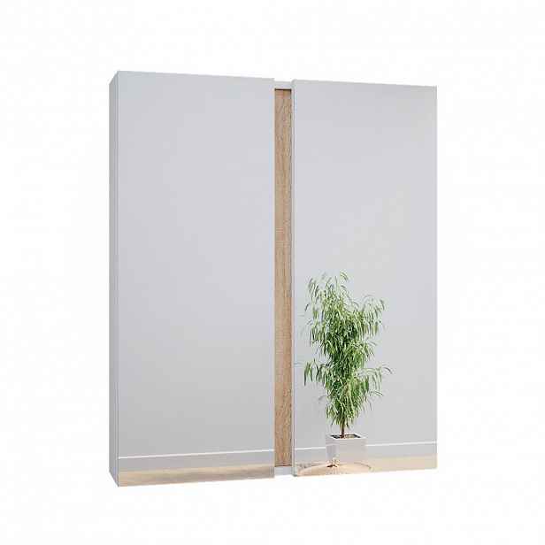 Vicco KOUPELNOVÁ ZRCADLOVÁ SKŘÍŇKA Gloria Bílá 70.4 x 84 cm se 2 dvířky