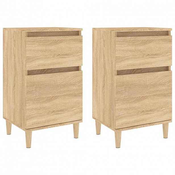 vidaXL Noční stolky 2 ks dub sonoma 40 x 35 x 70 cm