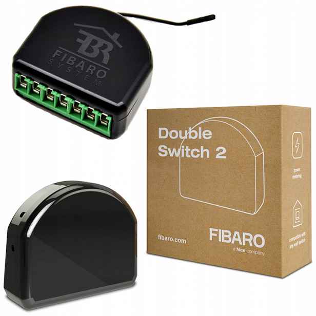 Fibaro Double Switch 2 Relé ZWave 2 Kanálové