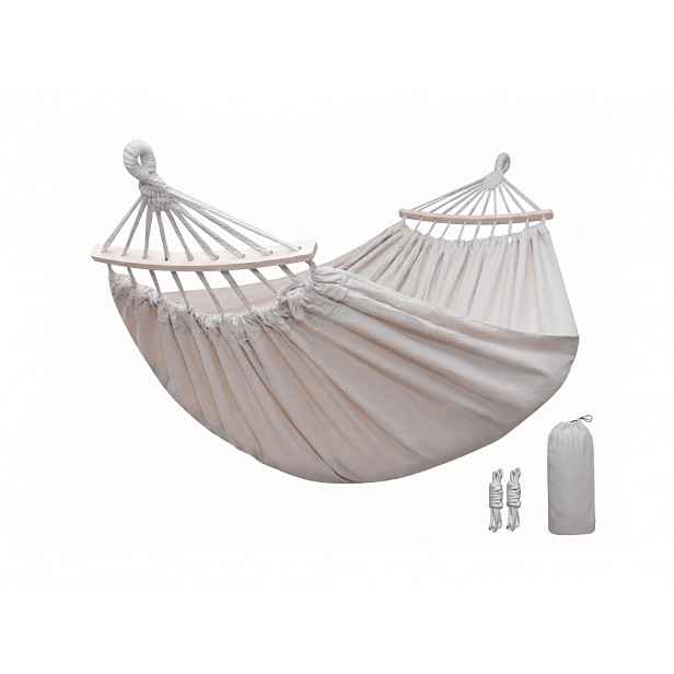 Houpací síť ZENVIO COMFORT 200x80 cm, bílá + taška zdarma