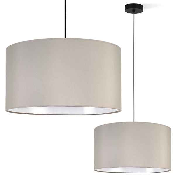 Závěsná Stropní Lampa Gyrndol S Béžovým Kašmírovým Stínidlem Do Jídelny Obývacího Pokoje