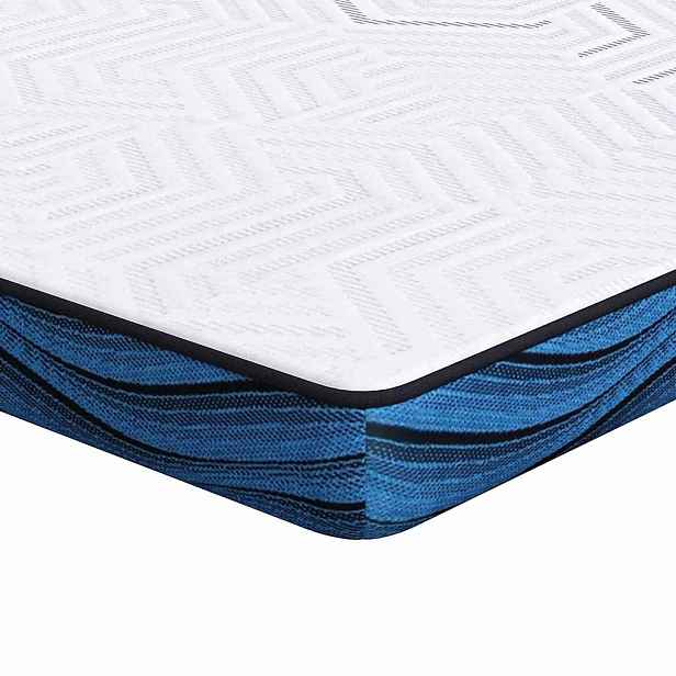 vidaXL Topper na matraci 180 x 200 cm Tloušťka Žakárová tkanina Bílá