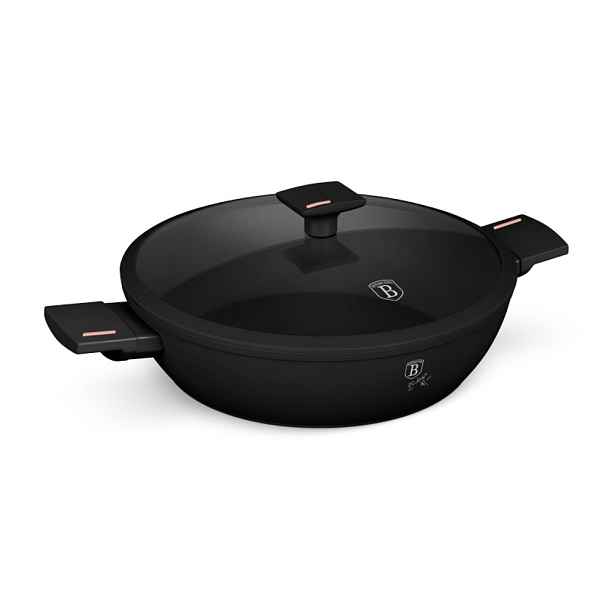 BERLINGERHAUS Kastrol s titanovým povrchem a poklicí 30 cm Monaco Collection BH-8278
