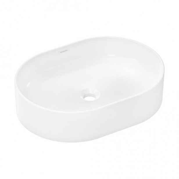 Hansgrohe Xuniva U umyvadlo na desku 55x40 cm bez otvoru pro baterii, bez přepadu 60166450