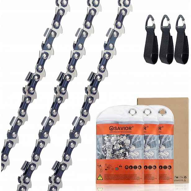 Řetěz pro pilu Stihl 40 cm 55 článků 3/8" 1.3 mm Silný, robustní, sada 3 ks