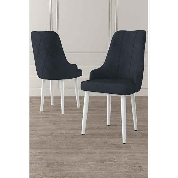 Sada židlí (2 kusy) Trex - Anthracite, White