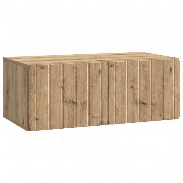 vidaXL Nástěnná TV skříň 78,5 x 41 x 30 cm Dub artisan