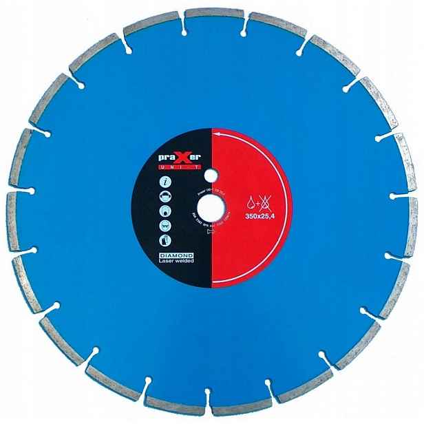 Diamantový Kotouč Na Betonu Uni-t 350 mm Praxer