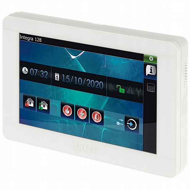 Grafický manipulátor s dotykovým displejem 7" Satel Int-tsi-w Integra Knx