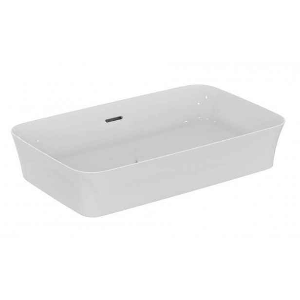 Ideal Standard Ipalyss - Umyvadlo na desku, 55x38 cm, s přepadem, bílá E207801