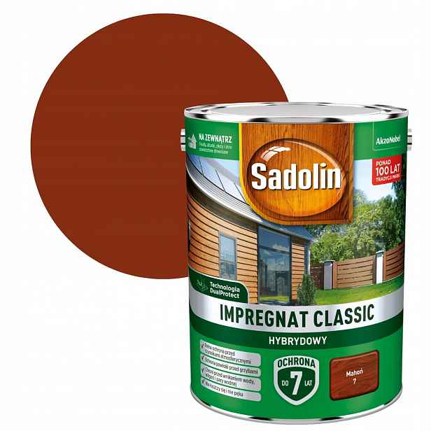 Sadolin Klasická Impregnace 4,5 L Mahagon