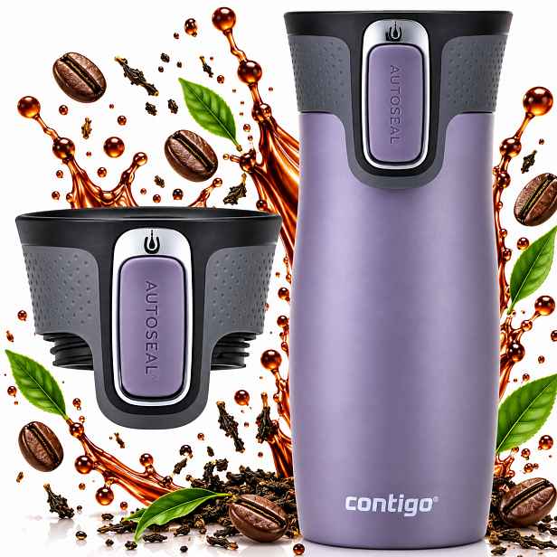 Termohrnek Contigo West Loop 2.0 Vzduchotěsný do auta Švestka 470 ml