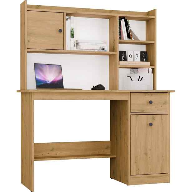 TP Living Psací stůl Chester s nástavcem 120 cm dub Artisan