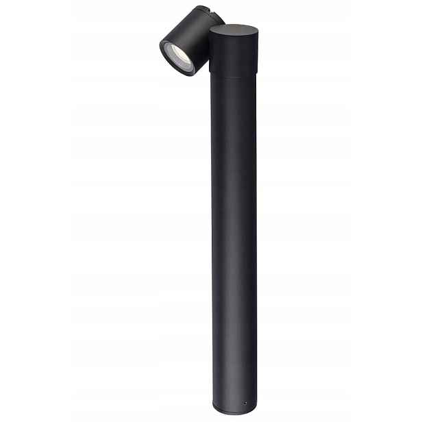 Venkovní zahradní stojací lampa černá, moderní sloupek 55 cm Nowodvorski