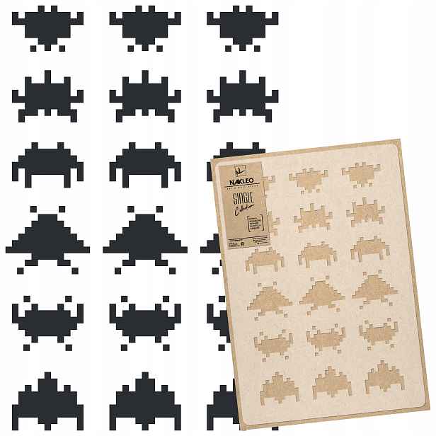 Šablona malířská Vícenásobná L 59x95 cm Kosmos Galaxie Ufo Space Invaders