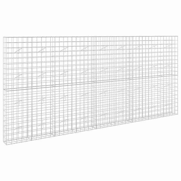 vidaXL Gabion s drátem 5 mm a síťkou 10x10 cm 450x20x200 cm