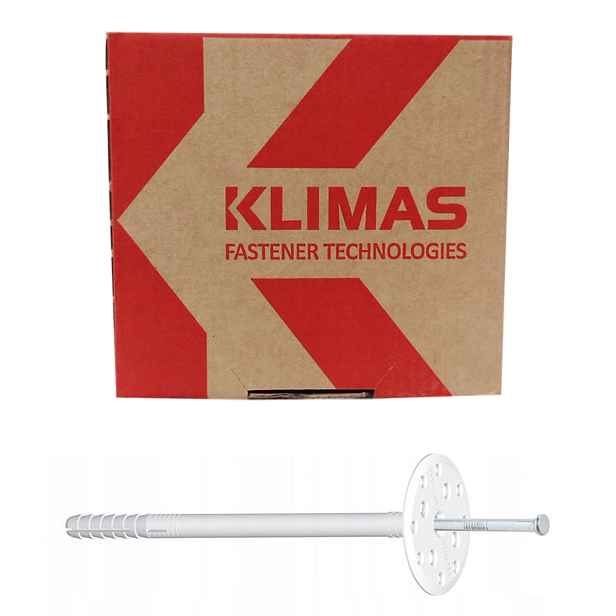 Kolíky na betonu Klimas Wkręt-Met 10 x 260 mm 100 ks