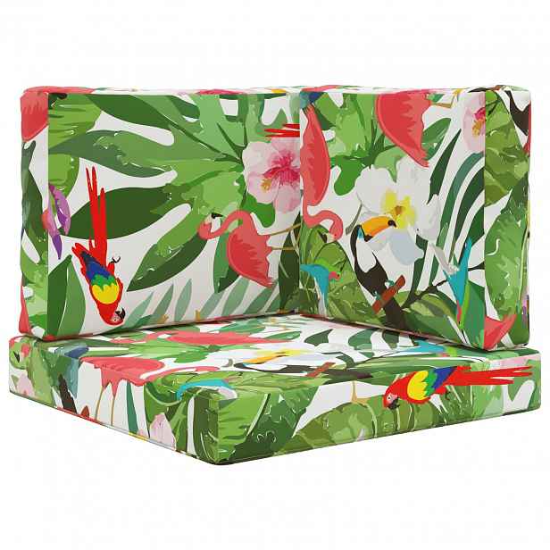 vidaXL Venkovní polštář na pohovku Polyester pestrá 60 x 60 cm