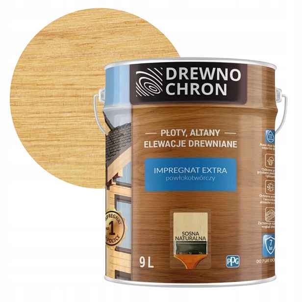 Drewnochron Impregnát Extra 9L Borovice