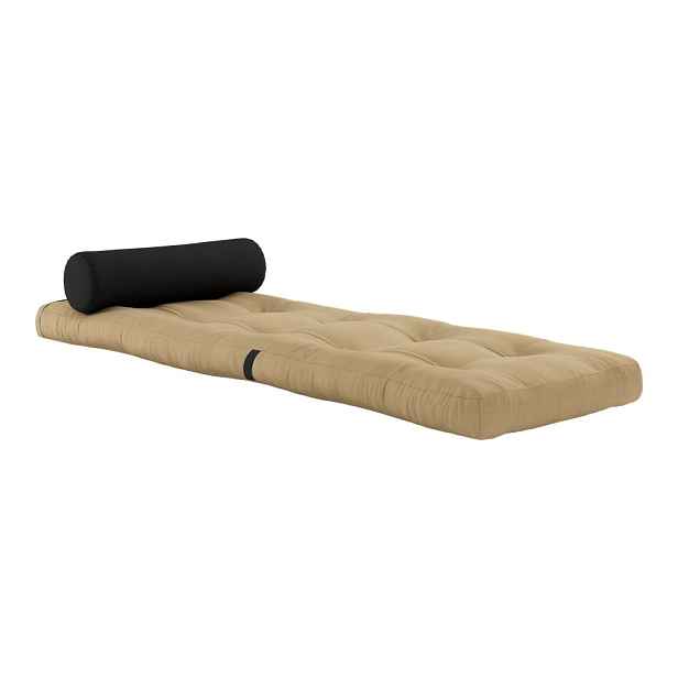 Futonová matrace v hořčicové barvě 70x200 cm Wrap – Karup Design